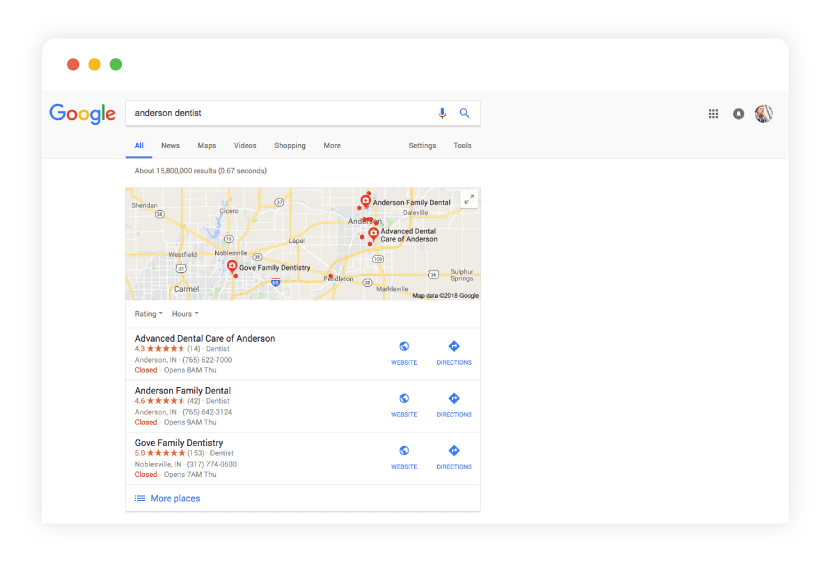 website-ranking-on-Goolge-mockup good web design results in good website ranking on google mockup