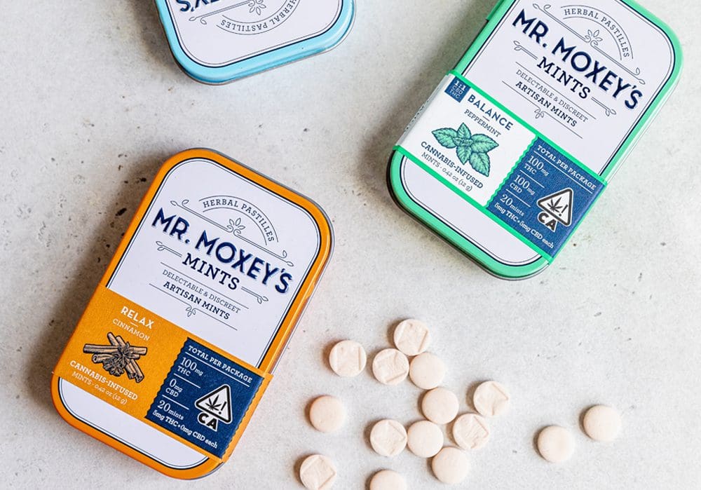 Mr Moxey Canabis Infused mints